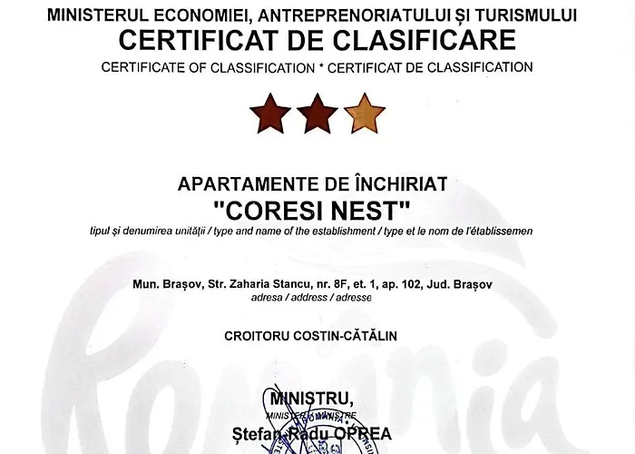 Coresi Nest - Pet Friendly Apartament Braszów